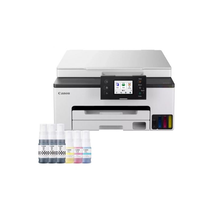 Multifunción Recargable Canon MAXIFY GX1050 MegaTank 3 en 1 WiFi/ Dúplex/ Pack impresora + consumibles XL/ Blanca 0 Multifunción Recargable Canon MAXIFY GX1050 MegaTank 3 en 1 WiFi/ Dúplex/ Pack impresora + consumibles XL/ Blanca 0