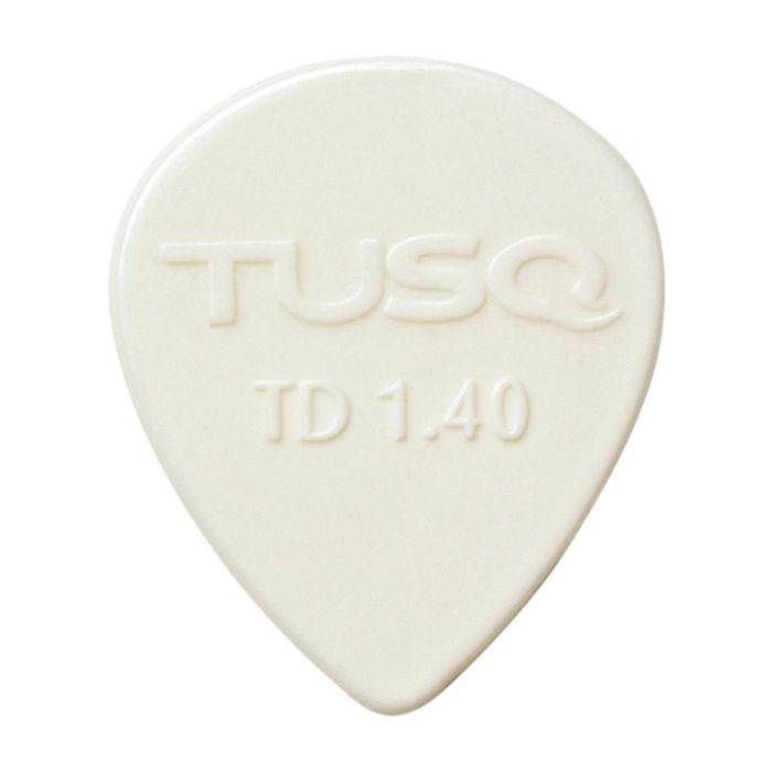 Graphtech Tusq Tear Drop Pick 1.4Mm White (Bright) 6 Pack