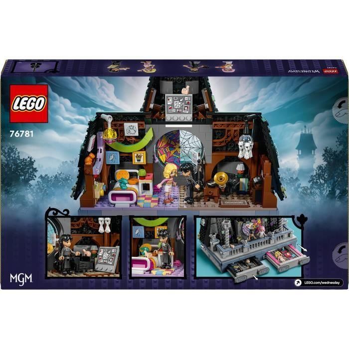LEGO Wednesday 76781 El dormitorio de los miércoles y Enid - Regalo Nevermore y 4 minimuñecas 3 LEGO Wednesday 76781 El dormitorio de los miércoles y Enid - Regalo Nevermore y 4 minimuñecas 3