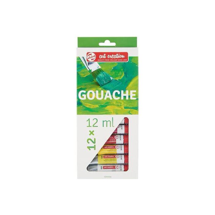 Talens Art Creation Set De Colores Témpera Tubo 12 mL Gouache Estuche 12 Ud