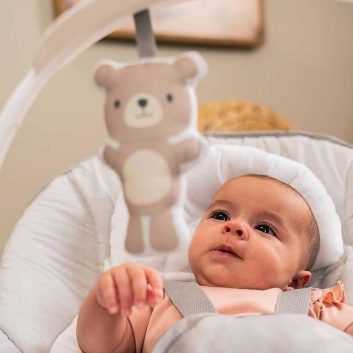 Mecedora para bebé 3 en 1 INGENUITY Keep Cozy - Linden - 3 posiciones: Arco con peluches extraíbles, hasta 18 kg 4 Mecedora para bebé 3 en 1 INGENUITY Keep Cozy - Linden - 3 posiciones: Arco con peluches extraíbles, hasta 18 kg 4