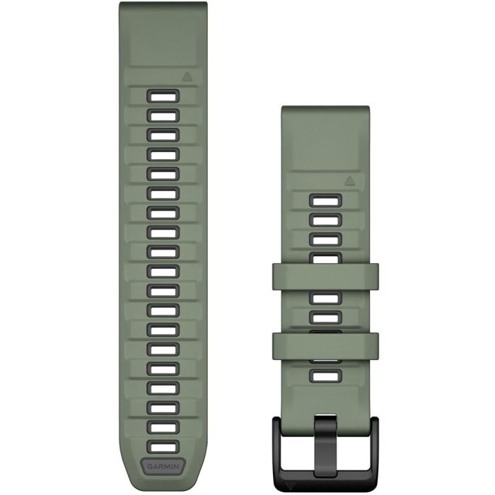 Garmin Ersatzarmband QuickFit 22mm Silikon Weidengrn/Graphit 0 Garmin Ersatzarmband QuickFit 22mm Silikon Weidengrn/Graphit 0