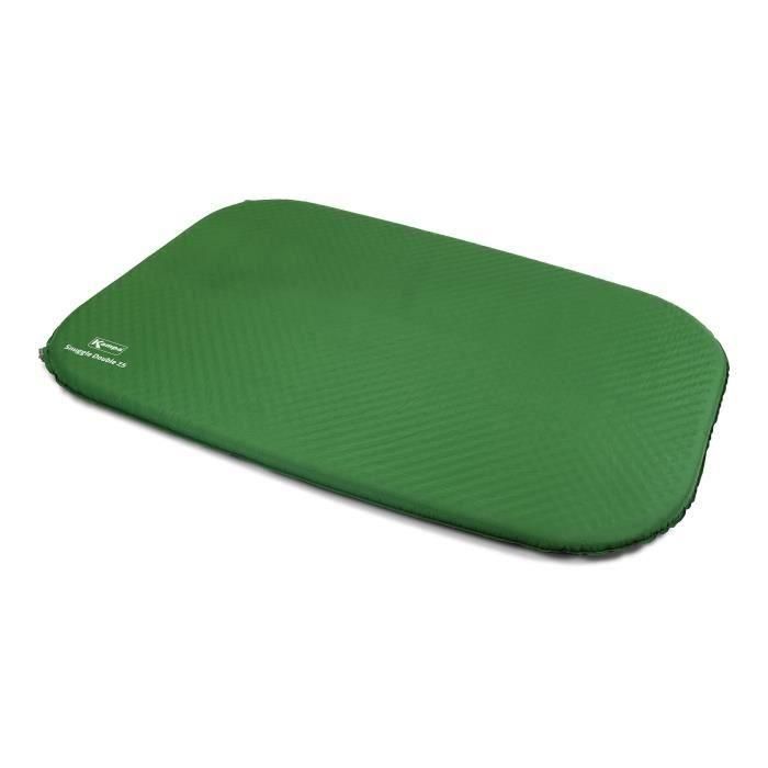 Colchón autoinflable - KAMPA - Snuggle 7.5 SIM Doble - 2 personas - 1,98 mx 1,30 m - Verde 1