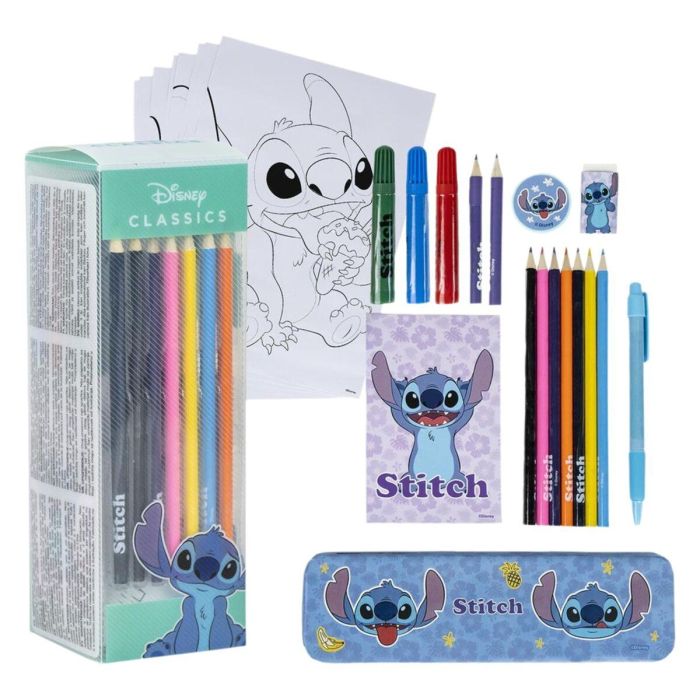 Set papelería coloreable stitch 11.0 x 24.0 x 9.5 cm 1 Set papelería coloreable stitch 11.0 x 24.0 x 9.5 cm 1