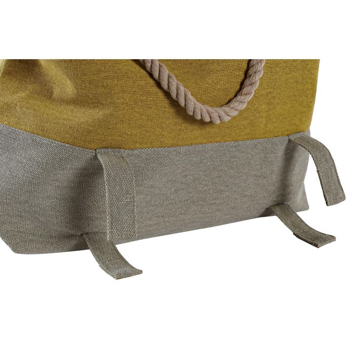DKD Home Decor Bolso Mediterraneo Verde Mostaza de Poliéster y Algodón, 51x14x39cm, Set de 2 piezas, Cierre Cremallera 3 DKD Home Decor Bolso Mediterraneo Verde Mostaza de Poliéster y Algodón, 51x14x39cm, Set de 2 piezas, Cierre Cremallera 3