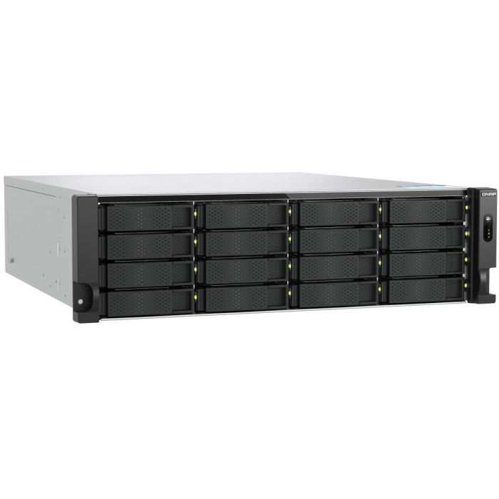 QNAP TS-h1677AXU-RP-R7-32G 3U 16-bay NAS AMD Ryzen 7 Pro 7745 8C/16T 32GB DDR5 RAM 5