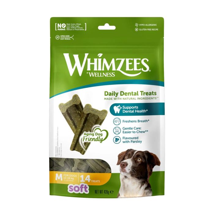 Whimzees Soft Value Bags M 14Pc