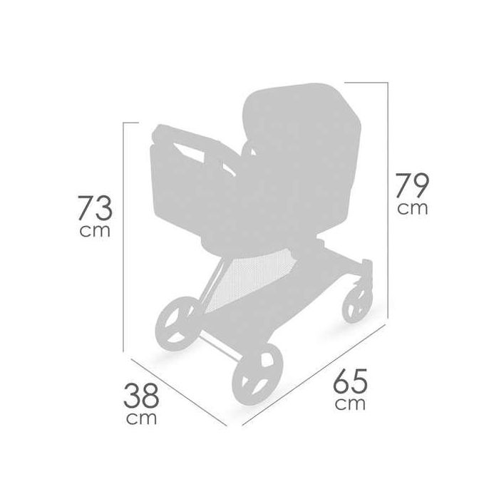 Coche de muñeca 3x1 plegable, para muñecas de hasta 50 cm. 7 Coche de muñeca 3x1 plegable, para muñecas de hasta 50 cm. 7