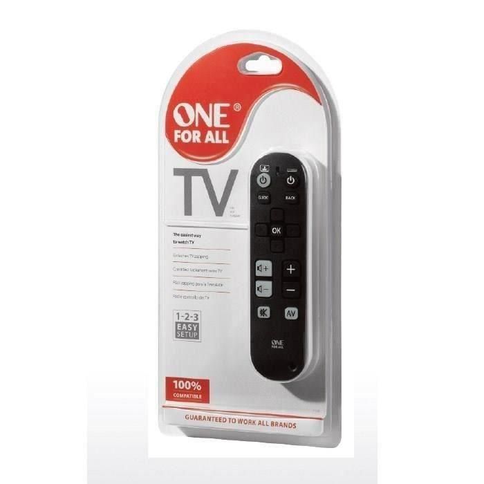 ONE FOR ALL URC6810 Zapper TV control remoto universal 2