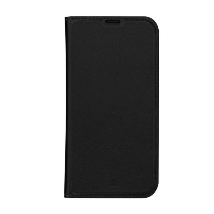 dbramante1928 Funda Folio Bergen para iPhone 14 Pro, Negro, de Piel Vegana Reciclada, con Soporte, Protección Antigolpes