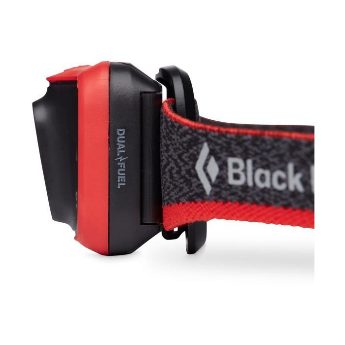 Black Diamond Spot 400 Linterna Frontal Resistente al Agua IPX8 400 Lúmenes Negra y Roja