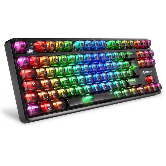 Sharkoon Gaming Tastatur Crystal Shark schwarz DE 1 Sharkoon Gaming Tastatur Crystal Shark schwarz DE 1