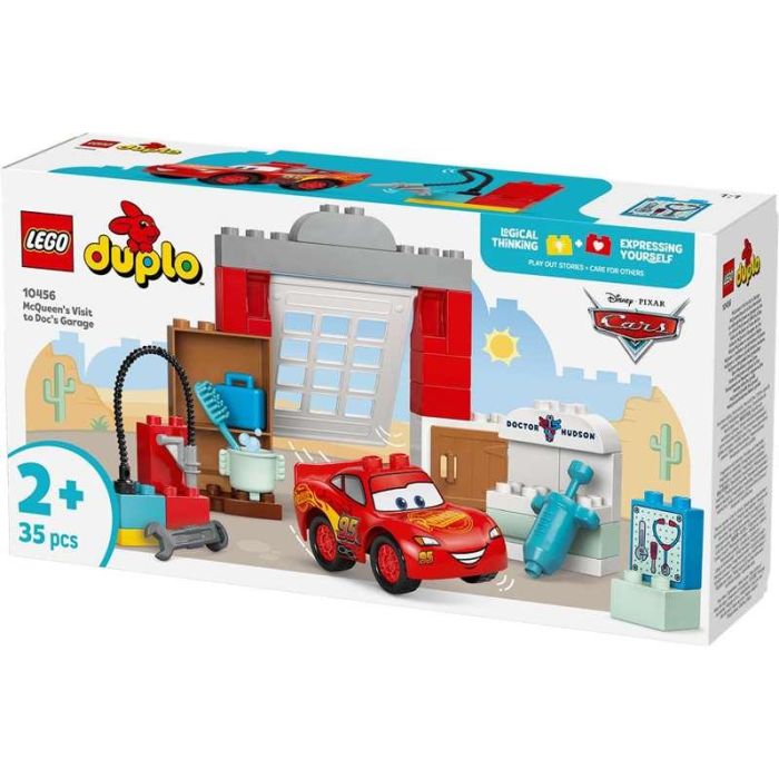 Lego Duplo Disney: Visita de McQueen al Taller de Doc - Juego de Construcción para Niños 2+ Años 1 Lego Duplo Disney: Visita de McQueen al Taller de Doc - Juego de Construcción para Niños 2+ Años 1