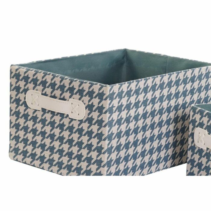 Cesta Basicos DKD Home Decor Gris Amarillo 24 x 18 x 32 cm Set de 3 (3 Unidades) 3