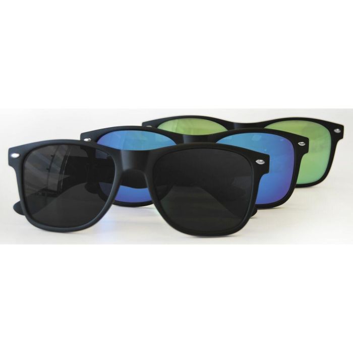 Gafas de Sol Unisex Eagle WAVE Negro Espejo 6