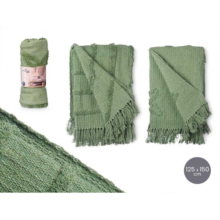 Multiuso Bordado Verde 125 X 150 Cm Surtidos Giftdecor (9 Unidades) Multiuso Bordado Verde 125 X 150 Cm Surtidos Giftdecor (9 Unidades)