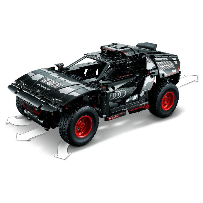 LEGO 42160 Audi RS Q e-tron Coche de Rally Teledirigido Modelo Todoterreno Dakar