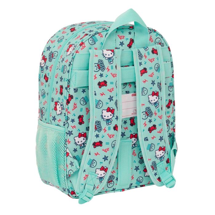 Mochila Escolar Hello Kitty Sea lovers Turquesa 26 x 34 x 11 cm 1