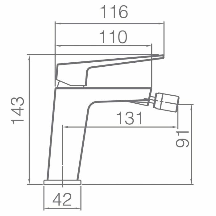 Grifo Monomando Imex Latón 1 Grifo Monomando Imex Latón 1