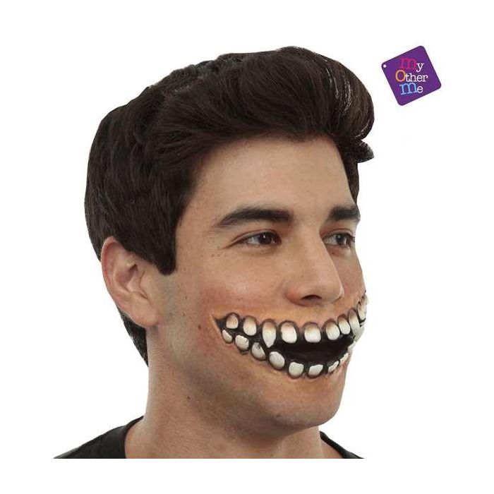 Aplicación sonrisa horripilante de látex Aplicación sonrisa horripilante de látex