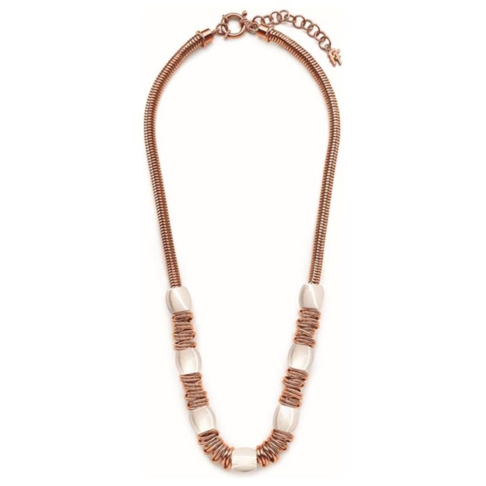 Collar Mujer Folli Follie 3N14T050RW_Acero Rosado 45 cm Collar Mujer Folli Follie 3N14T050RW_Acero Rosado 45 cm