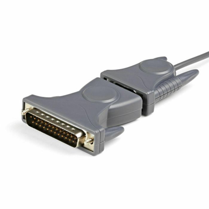 Adaptador Startech ICUSB232DB25 DB25 Gris DB9 0,9 m