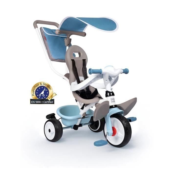 Triciclo Baby Balade Plus Azul - SMOBY