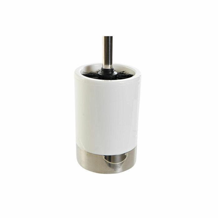 Escobillero Basicos DKD Home Decor Blanco Plateado 9.5 x 41.3 x 9.5 cm 2 Escobillero Basicos DKD Home Decor Blanco Plateado 9.5 x 41.3 x 9.5 cm 2