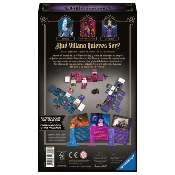 Juego Mesa Ravensburger Disney Villainous Wicked 1 Juego Mesa Ravensburger Disney Villainous Wicked 1