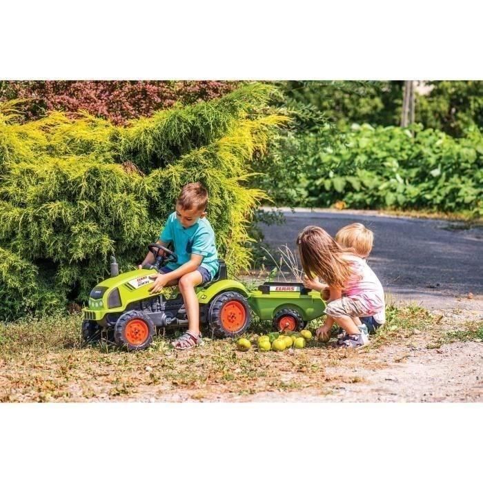 Falk Claas Arion Tractor de Pedales y Cargador Retroexcavadora con Remolque Basculante y Capó de Apertura para Niños 2-5 Años 4 Falk Claas Arion Tractor de Pedales y Cargador Retroexcavadora con Remolque Basculante y Capó de Apertura para Niños 2-5 Años 4