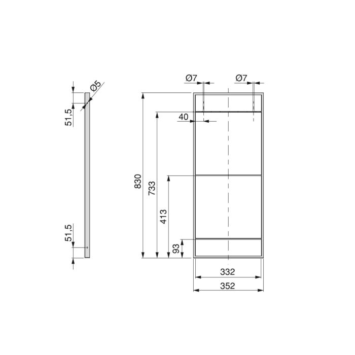 Emuca Juego de estructuras para estantería Lader, altura 830mm, Acero, Pintado negro 5