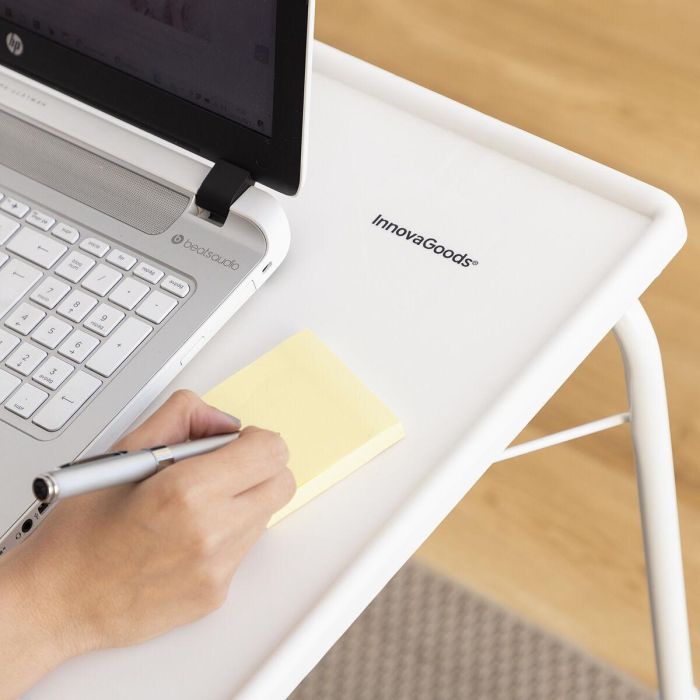 Mesa Plegable Auxiliar Multiposición Foldy Table InnovaGoods 10 Mesa Plegable Auxiliar Multiposición Foldy Table InnovaGoods 10