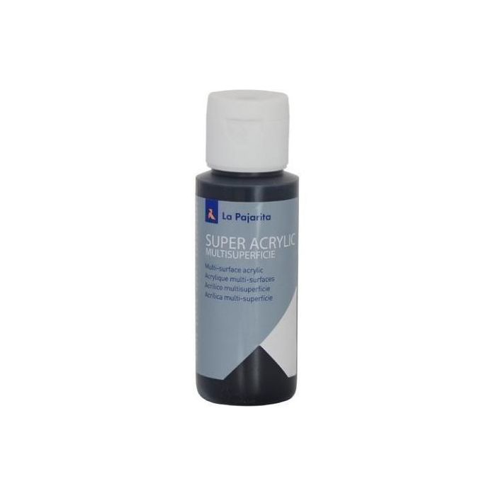 La Pajarita Pintura Super Acrylic A-45 60 mL Negro La Pajarita Pintura Super Acrylic A-45 60 mL Negro