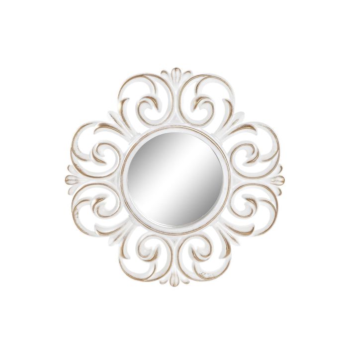 Juego de Espejos DKD Home Decor Cristal Dorado Blanco PP 2 Unidades Moderno Decapé (35 x 2 x 35 cm) 2 Juego de Espejos DKD Home Decor Cristal Dorado Blanco PP 2 Unidades Moderno Decapé (35 x 2 x 35 cm) 2