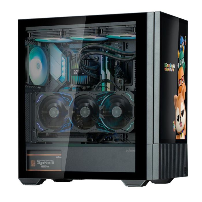 Zalman Z10 DS Caja PC Midi Tower Negra ATX/Micro ATX/Mini-ITX con ventana lateral de vidrio templado para HDD/SSD 5 Zalman Z10 DS Caja PC Midi Tower Negra ATX/Micro ATX/Mini-ITX con ventana lateral de vidrio templado para HDD/SSD 5
