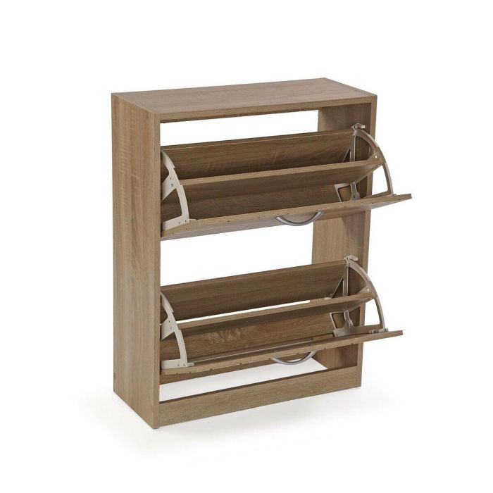 Zapatero Niall Claro 2 Cajones Versa 24x74.5x57 cm Madera MDF 2 Zapatero Niall Claro 2 Cajones Versa 24x74.5x57 cm Madera MDF 2