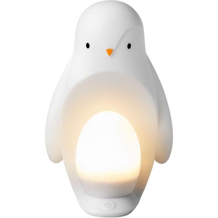 THE GRO COMPANY Grobrite - Luz nocturna nómada 2 en 1 con forma de pingüino THE GRO COMPANY Grobrite - Luz nocturna nómada 2 en 1 con forma de pingüino