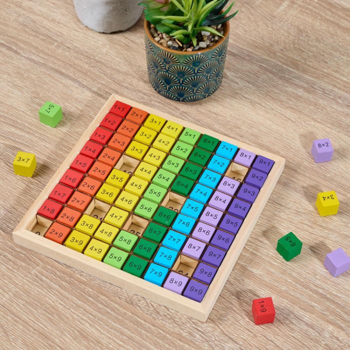 Juego De Multiplicar Madera Jeux 2 momes 1