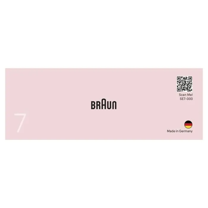 Braun Depiladora Eléctrica SE 7-000 Inalámbrica 2 Velocidades 40 min Blanco / Rosa 4 Braun Depiladora Eléctrica SE 7-000 Inalámbrica 2 Velocidades 40 min Blanco / Rosa 4
