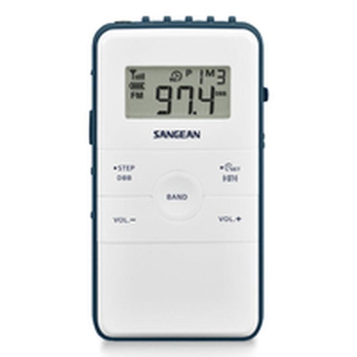 Radio Portátil Sangean DT-140 Azul Blanco 17