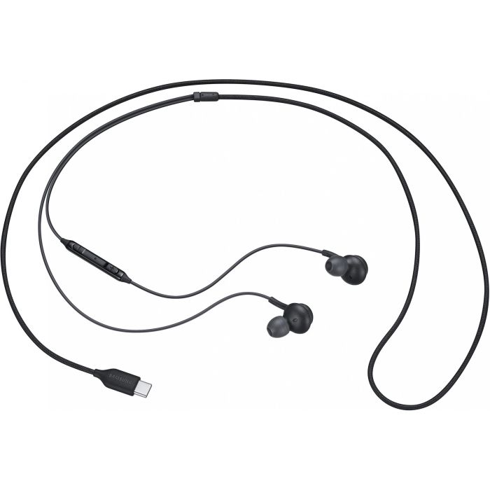 Samsung EO-IC100BBEGEU Auriculares In-Ear con Micrófono Integrado y Control de Volumen para Dispositivos USB-C, Negro de AKG