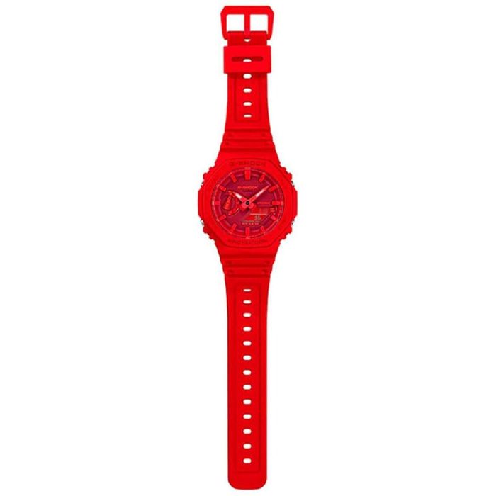 Casio G-SHOCK - Reloj Multifunción de Resina Reforzada con Fibra de Carbono - Resistente a Golpes - Rojo 4 Casio G-SHOCK - Reloj Multifunción de Resina Reforzada con Fibra de Carbono - Resistente a Golpes - Rojo 4