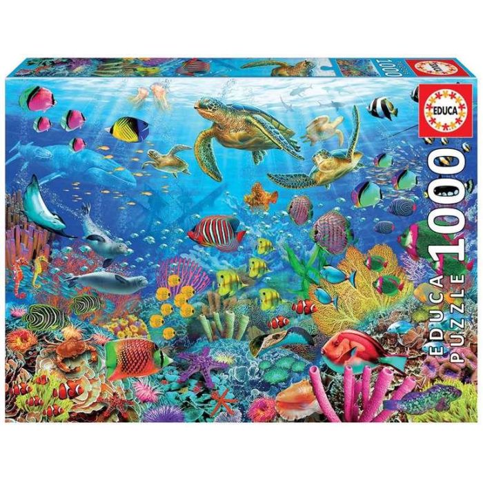 Educa Puzzle 1000 piezas Tortugas en el Paraíso 5