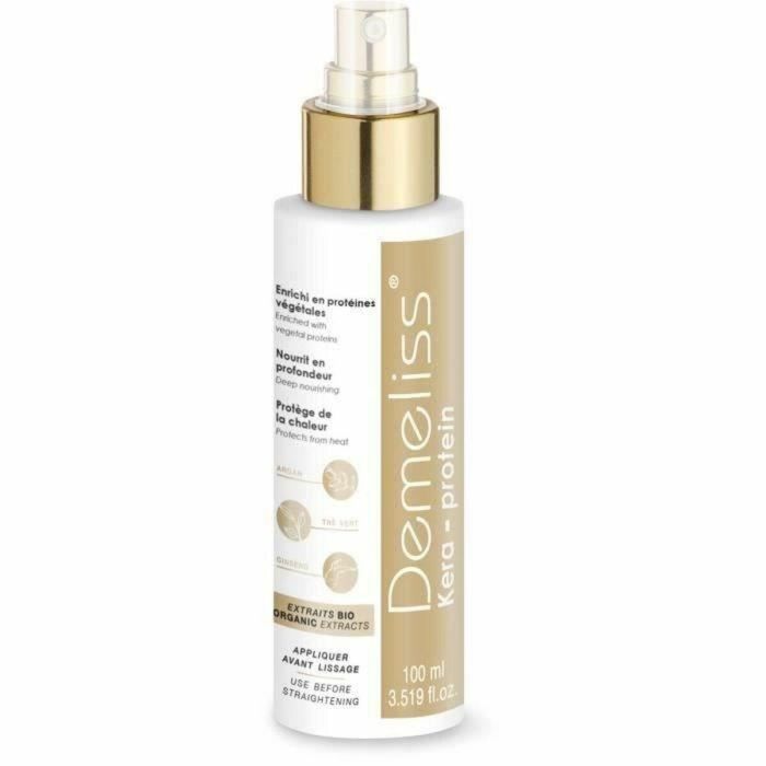 SAINT ALGUE Demeliss TITANIUM Love Edition Plancha de vapor Estuche GOLD PINK + Tratamiento nutritivo 100ml Kera-PROTEIN 1
