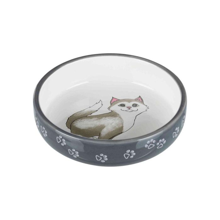 Comedero para Gato Trixie Blanco Gris 0 Comedero para Gato Trixie Blanco Gris 0