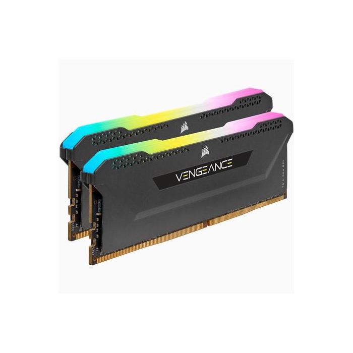 Corsair Kit de Memoria RAM Vengeance RGB 64GB (2x32GB) PC 3200MHz CL16 para Ordenador 4