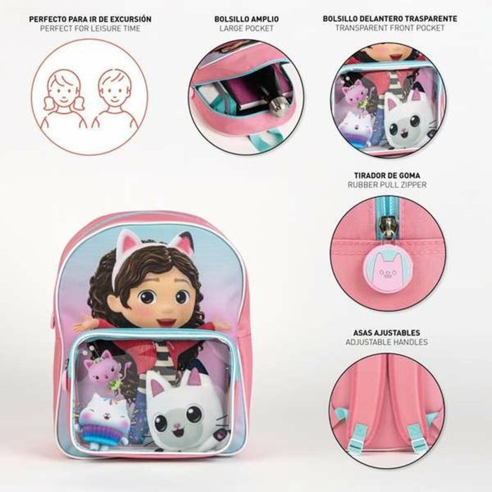 Mochila infantil gabby´s dollhouse 2.5 x 3.0 x 1.2 cm 2 Mochila infantil gabby´s dollhouse 2.5 x 3.0 x 1.2 cm 2