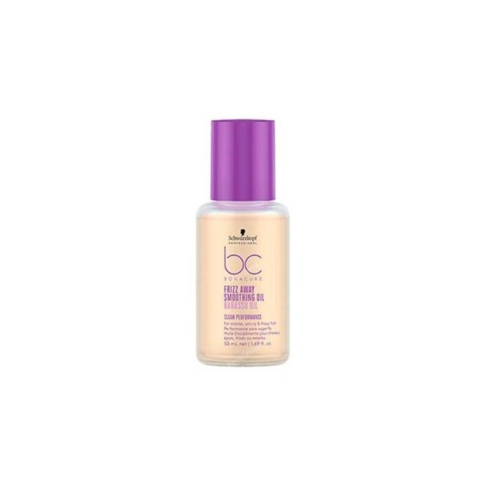 Schwarzkopf BC Frizz Away Aceite Suavizante Antiencrespamiento con Aceite de Babassu, Control 72h y Protección Humedad 50ml