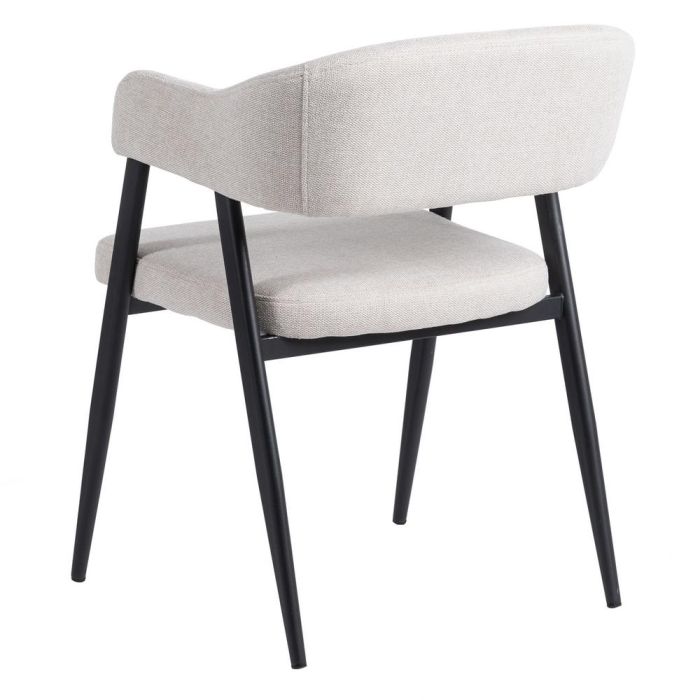 Silla Crema Tejido-Metal Salón 56 X 60 X 81 cm