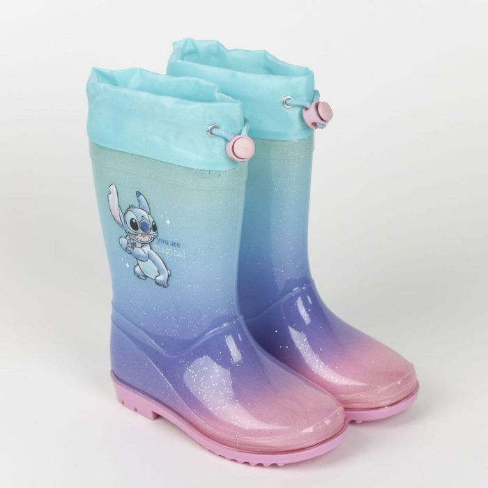Botas de Agua Infantiles Stitch Azul claro 2 Botas de Agua Infantiles Stitch Azul claro 2